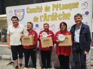 Photo des Championnes de l'Ardèche 2025
